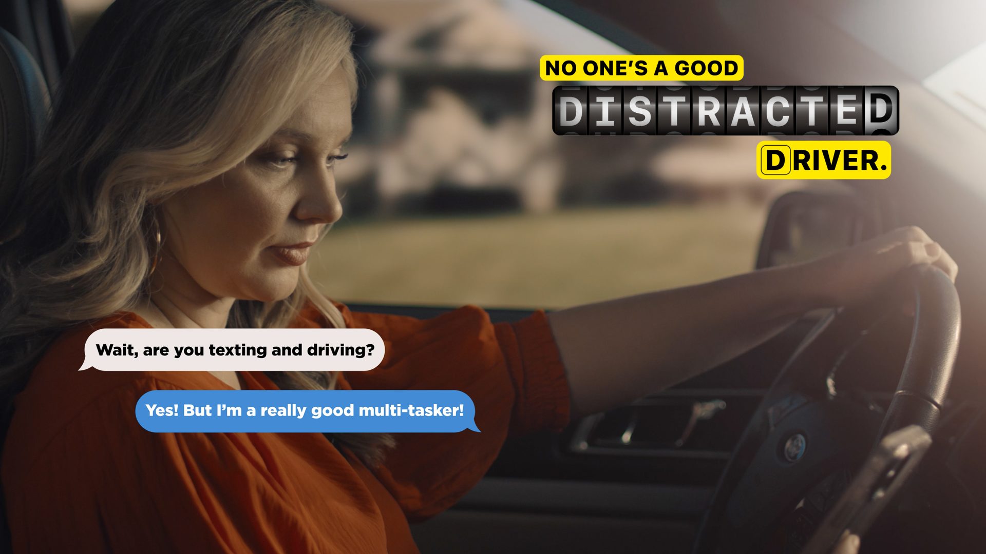 Thumbnail of video showing drivers engaged in unsafe behaviors